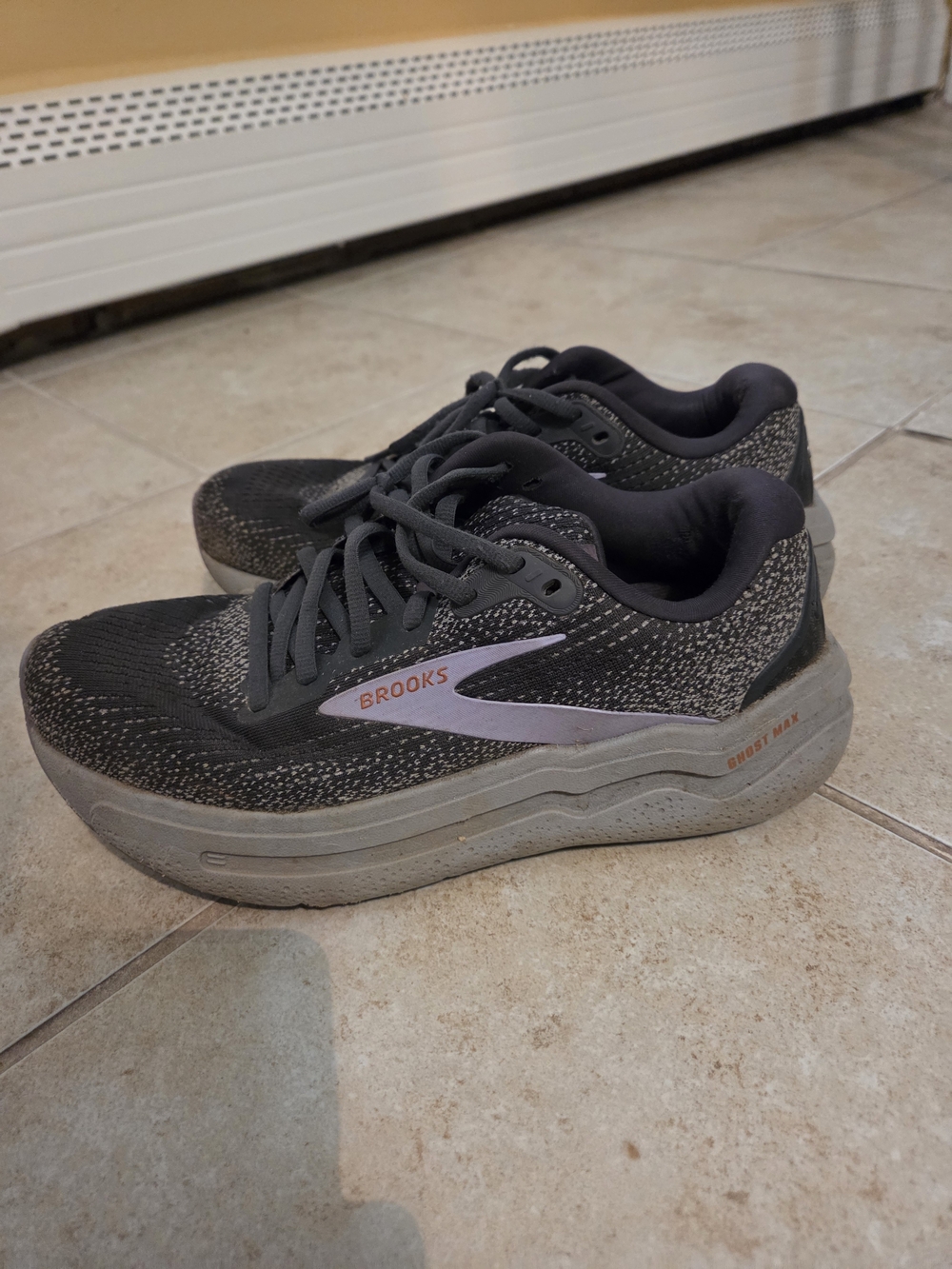 SALE !!!Brooks Women’s Black Running Shoes with Light Purple Accents